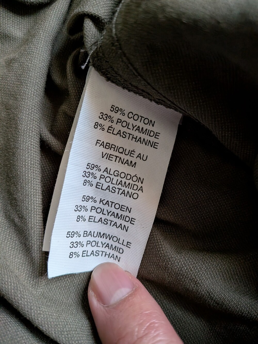 Vuori Green Cotton Blend Wide Leg 35" High Rise Carpenter Pants Women's L - Picture 3 of 10